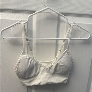 Lululemon White Sports Bra Intimates & Sleepwear